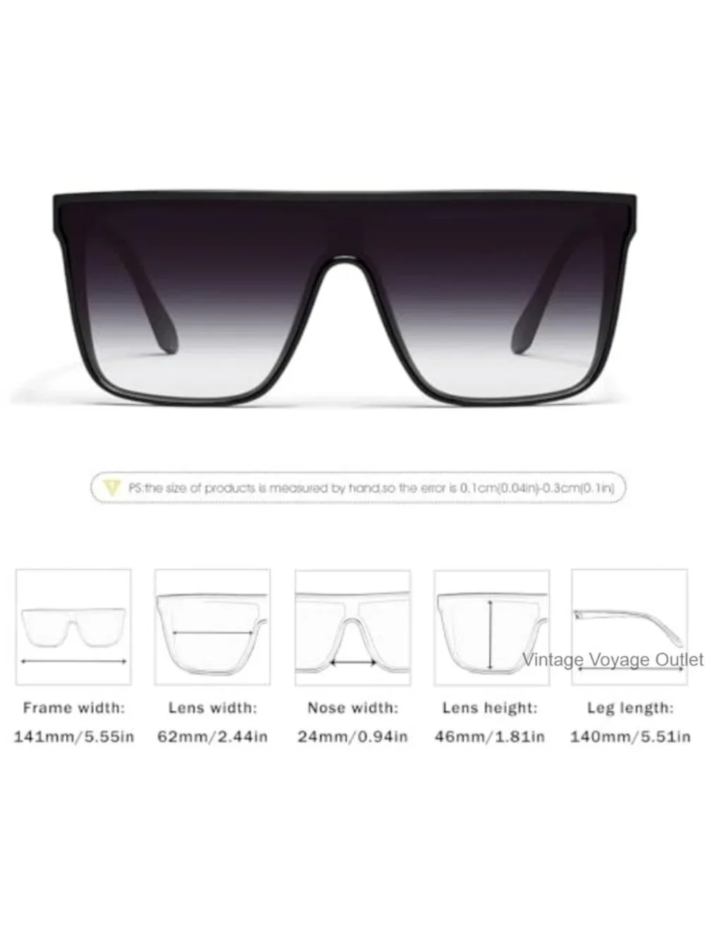 Luxury Square Sunglasses for Women Men Unisex Lightweight UV400